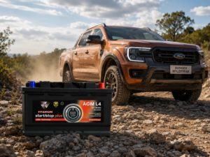 Thay ắc quy xe Ford Ranger,