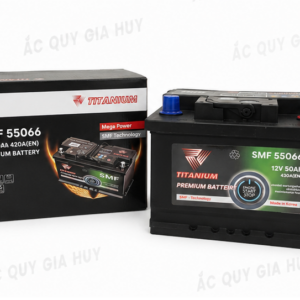 Ắc quy TITANIUM  - SMF 55066 (DIN50) 50Ah