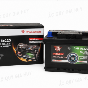 Ắc quy TITANIUM  - SMF 56220 (DIN62) 62Ah
